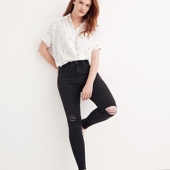 Madewell 9" Mid-Rise Skinny Jeans - Picture 1 of 14